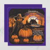 Halloween Haunt Scarecrow's Watch 招待状 (正面/裏面)