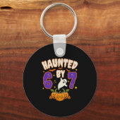 Halloween Haunted 67 Number 67 Six Seven Meme Funn キーホルダー (正面)