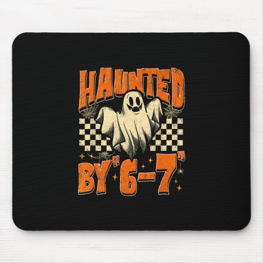 Halloween Haunted 67 Six Seven Meme 1 (10)  マウスパッド (正面)