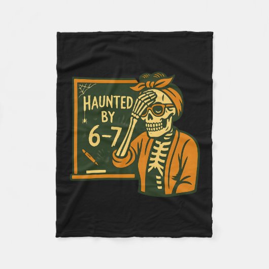 Halloween Haunted 67 Six Seven Meme 1 (14)  フリースブランケット (正面)