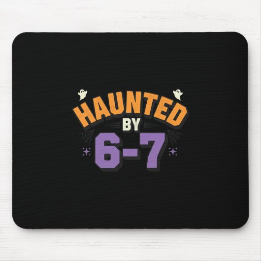 Halloween Haunted 67 Six Seven Meme 1 (15)  マウスパッド (正面)