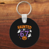 Halloween Haunted 67 Six Seven Meme 1 (16)  キーホルダー (正面)