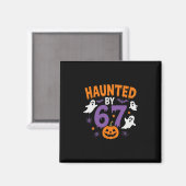 Halloween Haunted 67 Six Seven Meme 1 (16)  マグネット (正面/裏面)