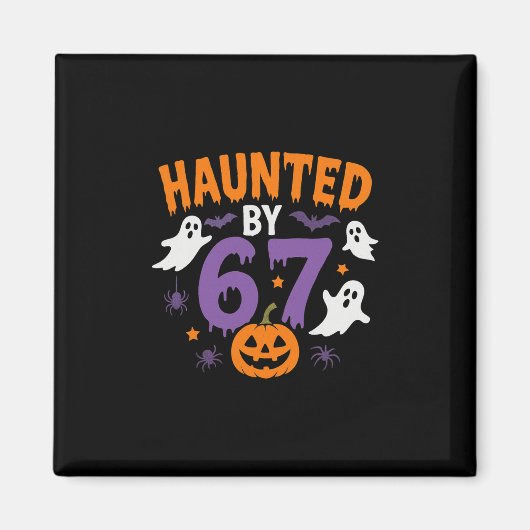 Halloween Haunted 67 Six Seven Meme 1 (16)  マグネット (正面)