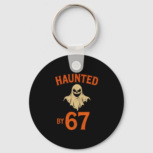 Halloween Haunted 67 Six Seven Meme 1 (23)  キーホルダー (正面)