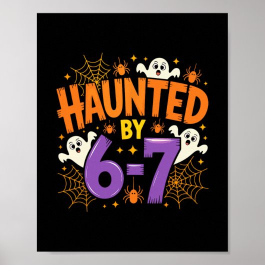 Halloween Haunted 67 Six Seven Meme 1 (3)  ポスター (正面)