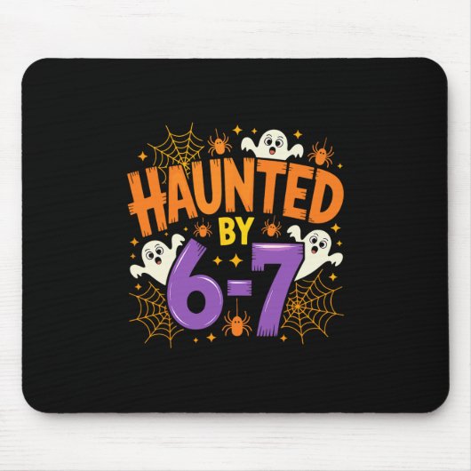 Halloween Haunted 67 Six Seven Meme 1 (3)  マウスパッド (正面)