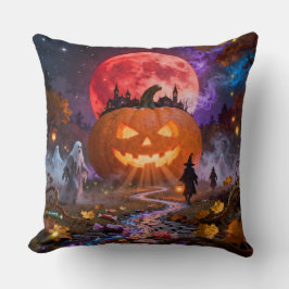 Halloween Haunted Eclipse 2 Wall Clock クッション