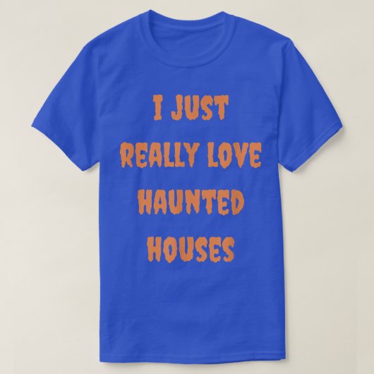 Halloween Haunted House Spooky Fall Autumn Goth Or Tシャツ (デザイン正面)