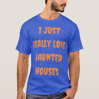 Halloween Haunted House Spooky Fall Autumn Goth Or Tシャツ