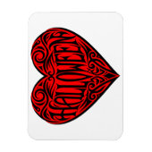 Halloween Heart, Black Heart, Holiday マグネット (縦)