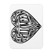 Halloween Heart, Black Heart, Holiday マグネット (縦)