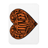 Halloween Heart, Black Heart, Holiday マグネット (縦)