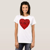 Halloween Heart, Red Heart Shape, Holiday Tシャツ (正面フル)