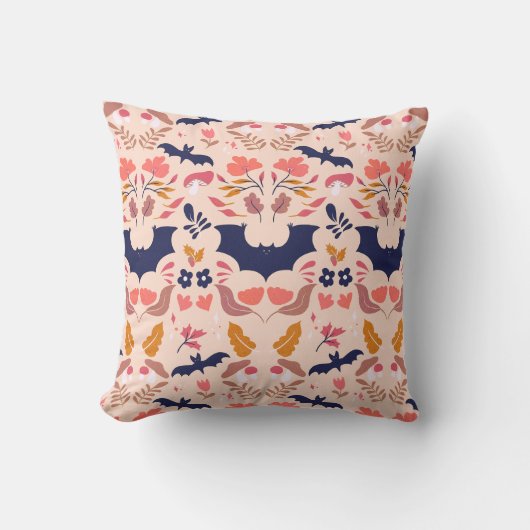 Halloween & Herbst Vibes Kissen  クッション (正面)