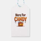 halloween "here for candy" ギフトタグ (裏面)