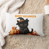 Halloween Himo White ランバークッション (ブランケット)