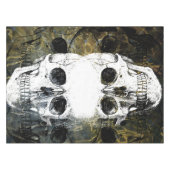 Halloween Horror - 3 Skulls Graffiti Burst テーブルクロス (正面(横))