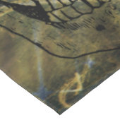 Halloween Horror - 3 Skulls Graffiti Burst テーブルクロス (アングル)