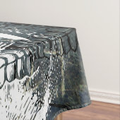 Halloween Horror - 3 Skulls Graffiti Burst テーブルクロス (インサイチュ)