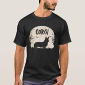 Halloween Horror Corgi Tシャツ (正面)