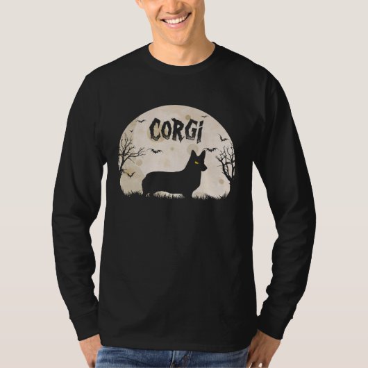 Halloween Horror Corgi Tシャツ (正面)