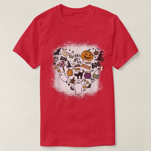 Halloween Horror Costume Pumpkin Vampire Ghost Boy Tシャツ (デザイン正面)