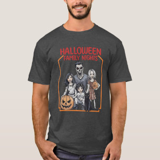 Halloween Horror  Family Nights Tシャツ