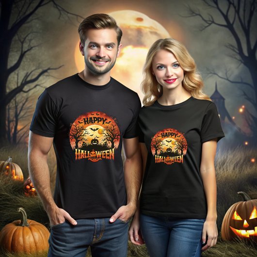 Halloween Horror Landscape Tシャツ