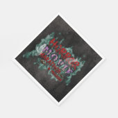 Halloween Horror Movie Marathon In Progress スタンダードランチョンナプキン (角)