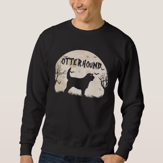 Halloween Horror Otterhound スウェットシャツ (正面)