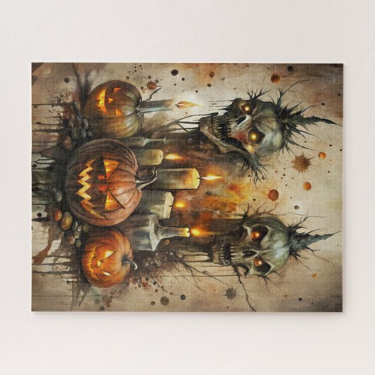 Halloween Horror Puzzle ジグソーパズル (横)