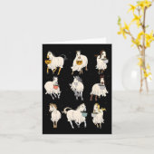 Halloween Horse Ghost Boo Pumpkin Costume For Men  カード (黄色い花)