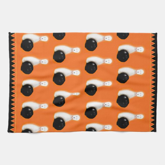 Halloween Hostess Gift Decor キッチンタオル (横)