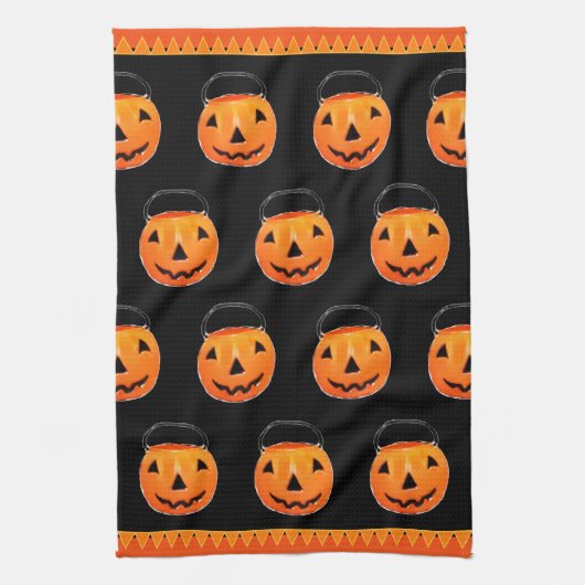 Halloween Hostess Gift Decor キッチンタオル (縦)