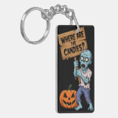 Halloween Humour Zombie Bonbons キーホルダー (正面左)