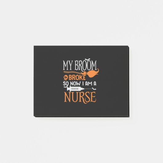 Halloween I Am A Nurse Birthday ポストイット (正面)