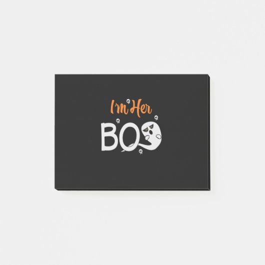 Halloween I Am Her Boos Birthday ポストイット (正面)