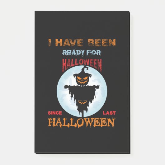 Halloween I Have Been Ready For Halloween ポストイット (正面)