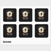 Halloween I Just Took A DNA Test Birthday スクエアシール (シート)