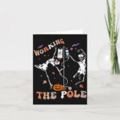 Halloween Icu Er Nurse Working The Le Skeleton Dan カード (正面)