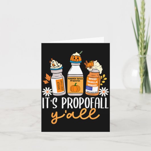 Halloween Icu Nurse Its Profall Y'all Crna Icu Fal カード (正面)