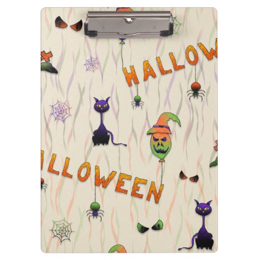 Halloween Illustrations クリップボード (正面)