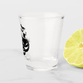Halloween in black and white ショットグラス (右)