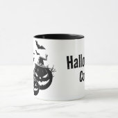 Halloween in black and white マグカップ (中央)