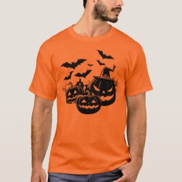 Halloween in black and white tシャツ