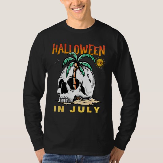 Halloween in July  Summer Vacation Beach Family Tr Tシャツ (正面)