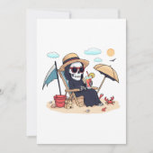 Halloween in Summer – Grim Reaper on the Beach 招待状 (正面)