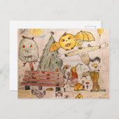 Halloween in your backyard 案内ポストカード (正面/裏面)