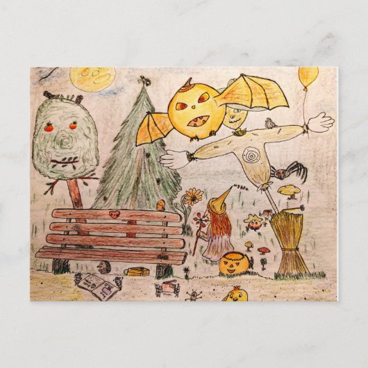 Halloween in your backyard 案内ポストカード (正面)
